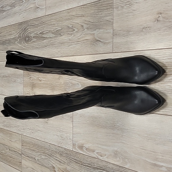 DV Dolce Vita Size 5 Black Kindred Cowboy Boots - Picture 6 of 8